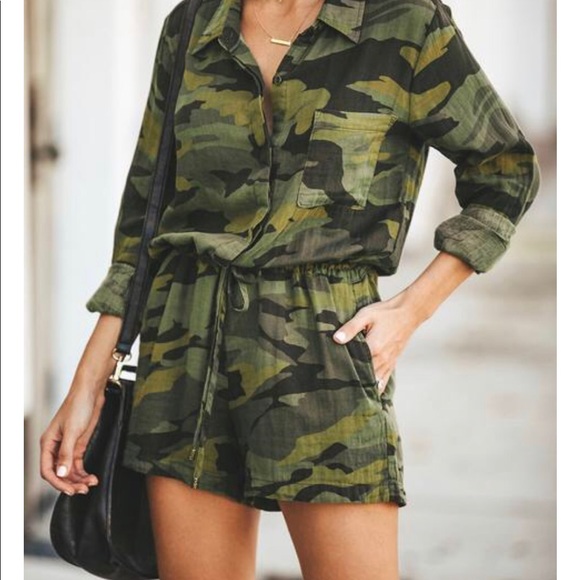 March On Cotton Pocketed Drawstring Romper - Picture 2 of 5